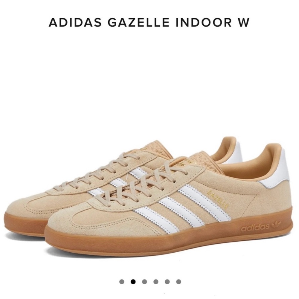 Adidas Gazelle Indoor W Beige Sneakers